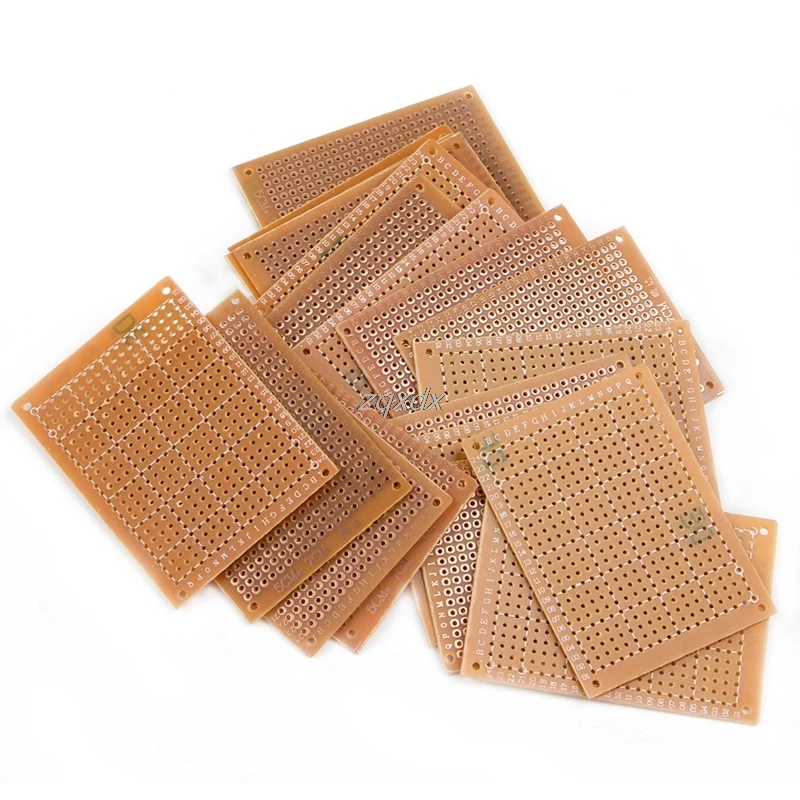 20 шт. 5*7 см Односторонний прототип печатной платы Veroboard Stripboard DIY PCB горячая