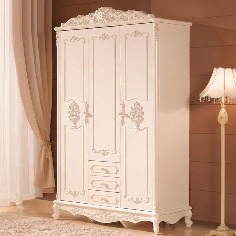 Version D Madera деревянный шкаф Range Vetement для хранения кварто Европейский шкаф Mueble De Dormitorio мебель для спальни шкаф - Цвет: Version D