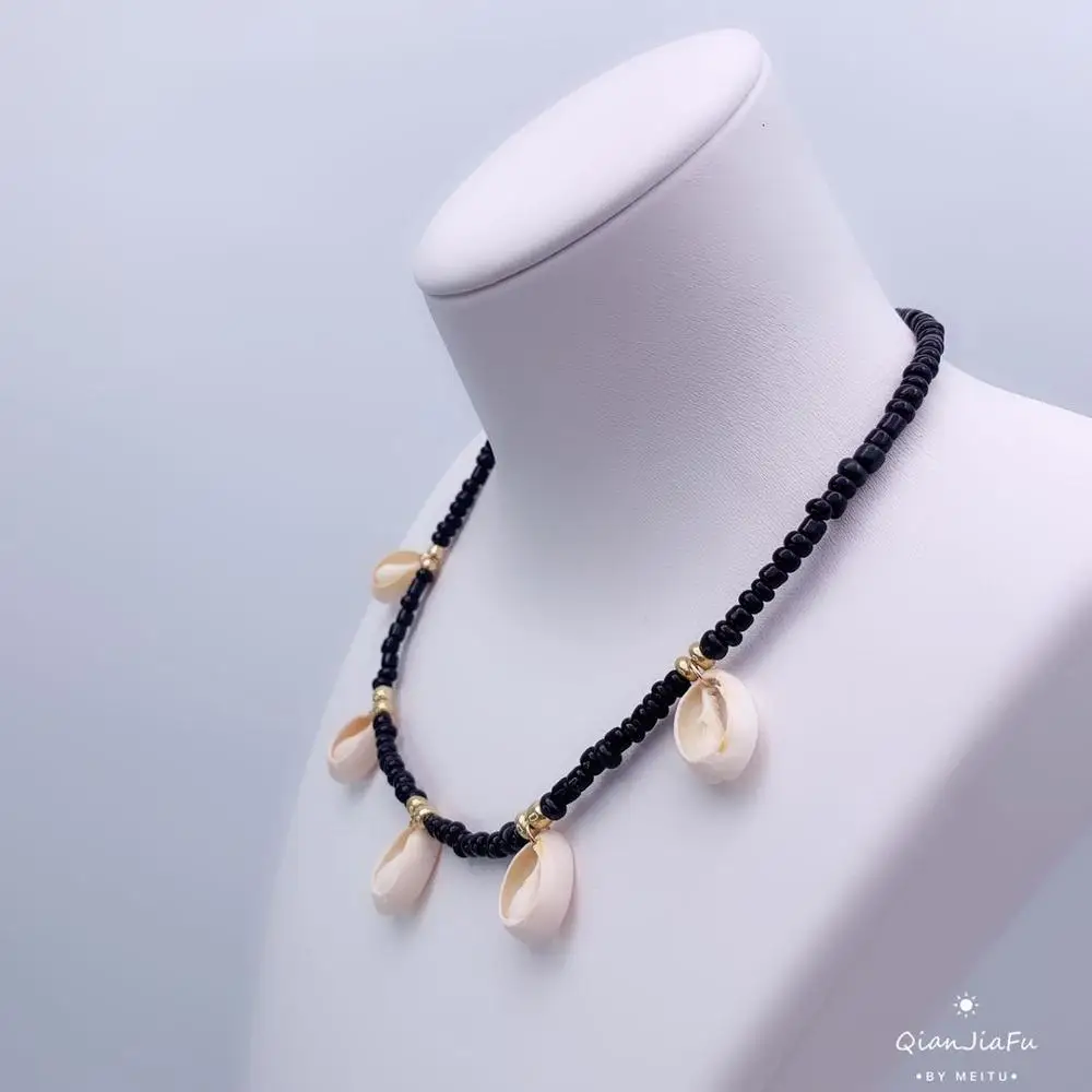 Золотые ожерелья из ракушек модные ювелирные изделия свадебные подарки Женские