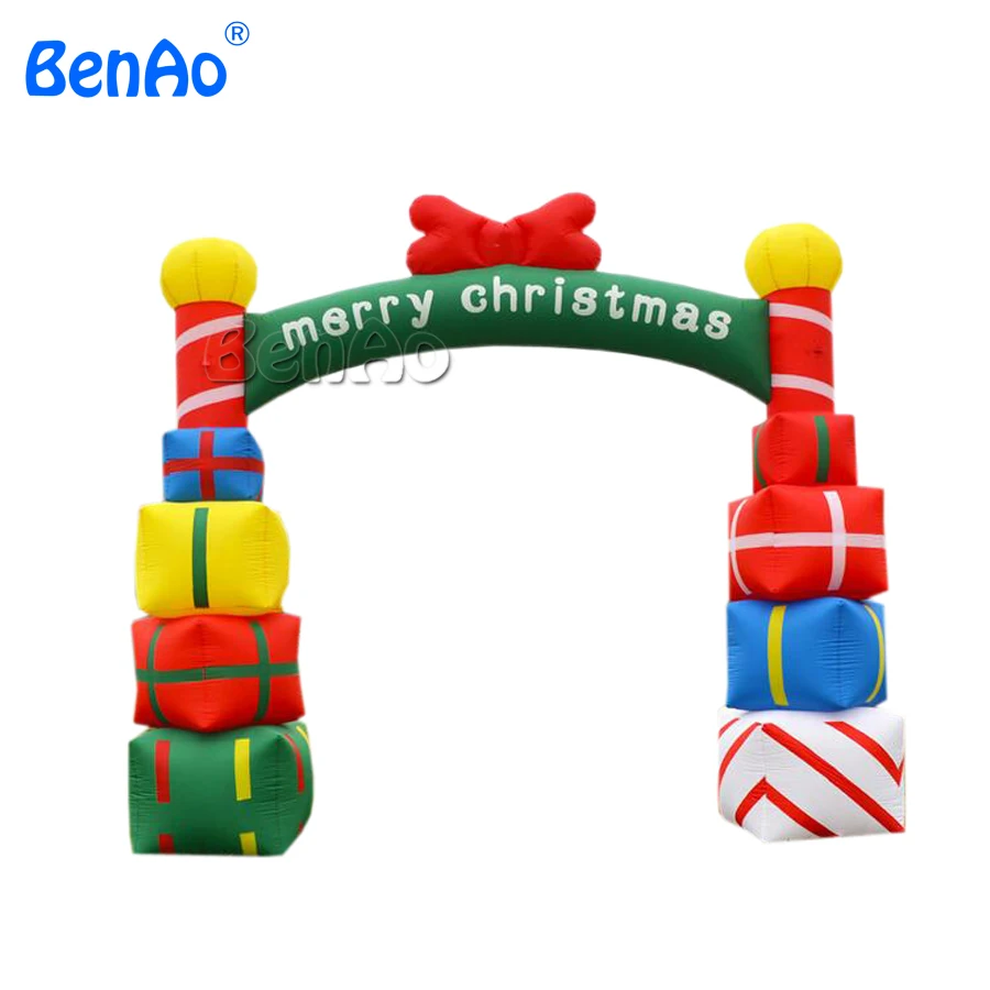 

X157 New Design Inflatable Christmas Decoration Inflatable bow With Christmas Gifts,with gift boxes for opening ceremony