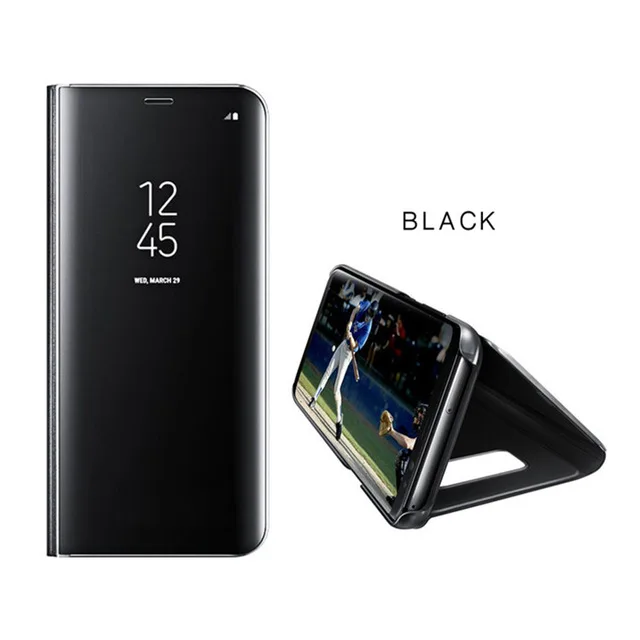 Зеркальный кожаный чехол для Samsung Galaxy Note 10 9 8 S6 S7 Edge S10 Plus J7 J3 J52017 A905G A71 A51 A70