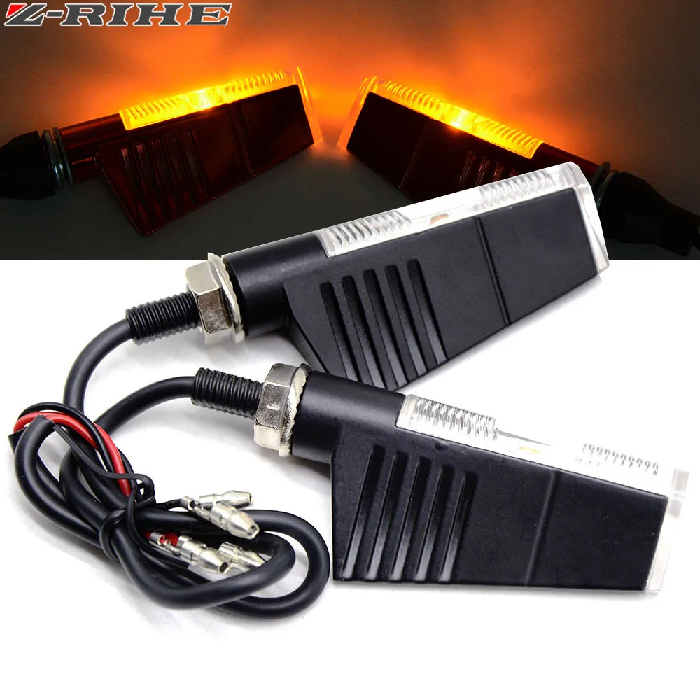 Светодиодный индикатор поворота мотоцикла желтый свет совместимый с