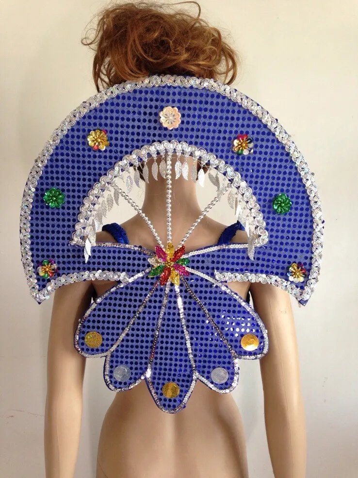 Латинские танцы Самба аксессуары модный изящный головной убор с перьями для