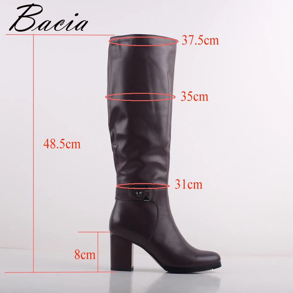 Bacia/осенне зимние ботинки кожаные женские из коровьей кожи и шерсти модная