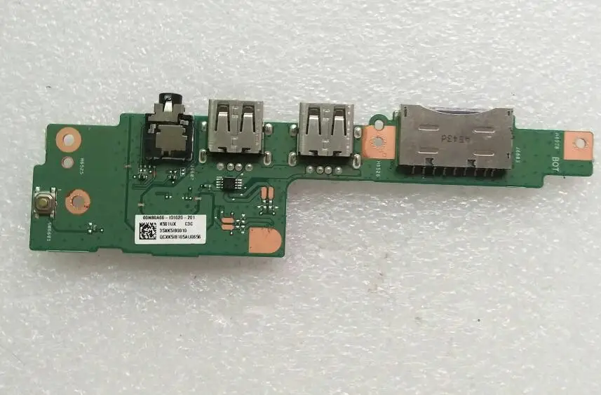 Оригинал для ноутбука ASUS K501 K501LX K501LB K501U K501UX K501UW аудио USB 2 0 плата ввода вывода