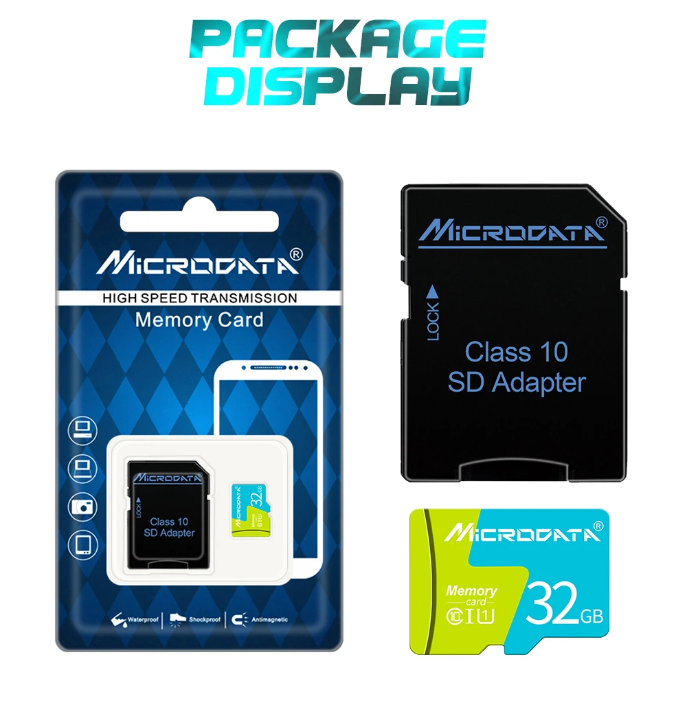 Новинка, карта Micro SD, 32 ГБ, класс 10, карта памяти, 8 ГБ/16 ГБ/64 Гб/128 ГБ, флеш-накопитель, TF карта, 64 ГБ, microsd, для камеры смартфона