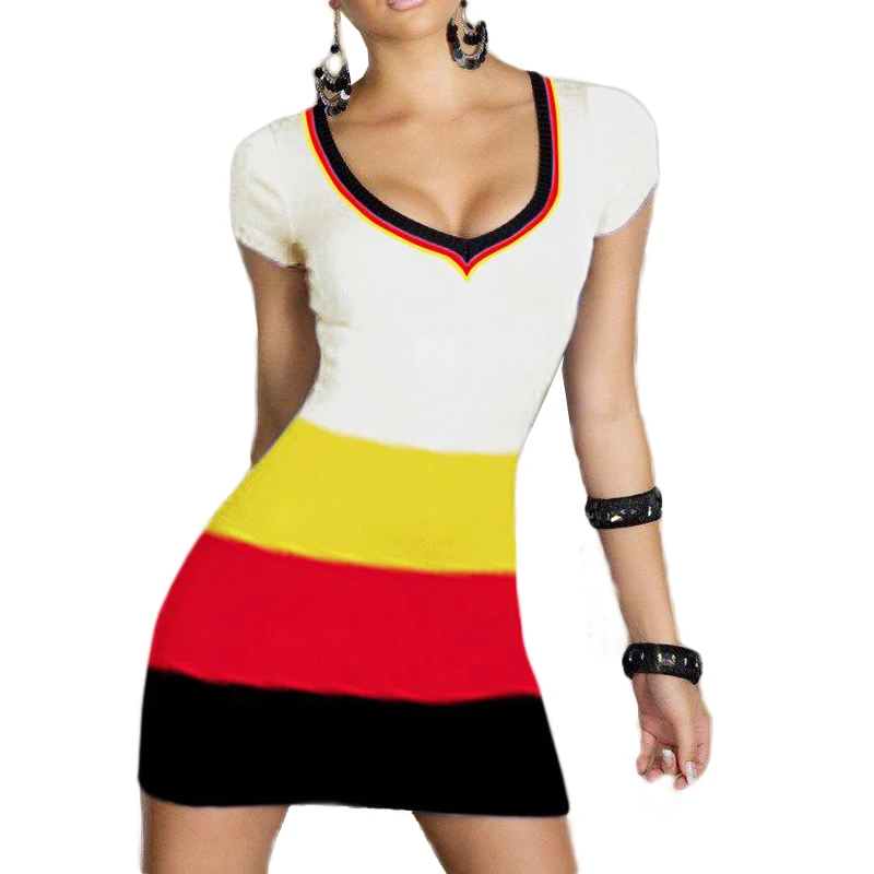 Женское платье рубашка с коротким рукавом и V образным вырезом|dress vestidos|shirt dressmini