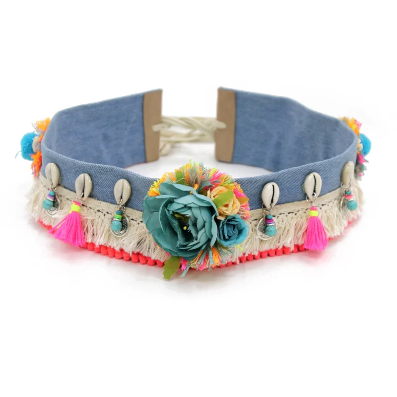 Женский богемный поясной ремень с бахромой в стиле бохо пляжный модный аксессуар