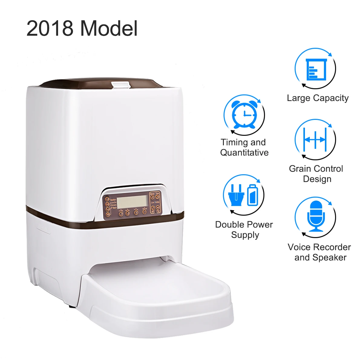 6л 4 блюда автоматический питатель для домашних животных пищевой дозатор кошек