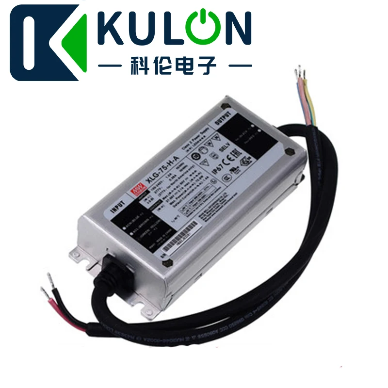 MEANWELL XLG-75-12-A 12 V 24 V 5A 3.1A 60 W 74,4 W Постоянный режим энергопотребления AC/DC Светодиодный драйвер Встроенный активный PFC Функция