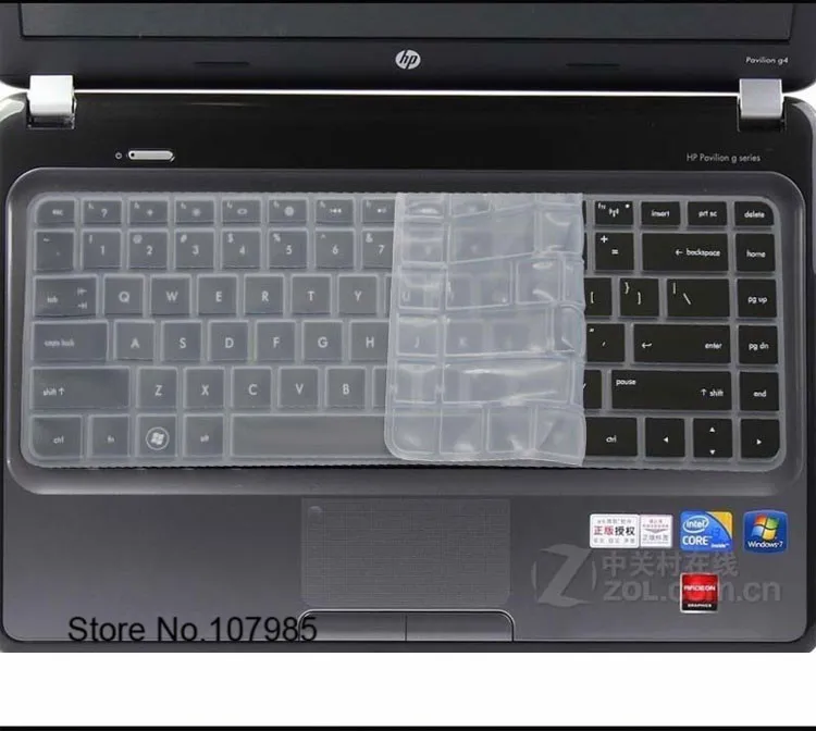 Силиконовый защитный чехол для клавиатуры ноутбука HP Pavilion G4 G6 M4 DV4 Presario 431 430 450 CQ43