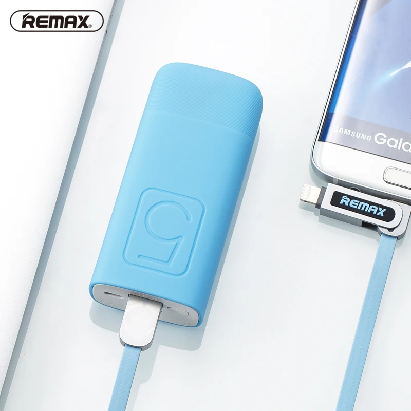 Remax 5000 мАч для Xiaomi Мини портативное зарядное устройство Внешний аккумулятор power
