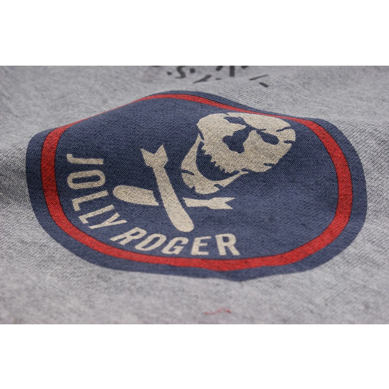 Большие флисовые зимние толстовки для мужчин американский флаг пират пуловер