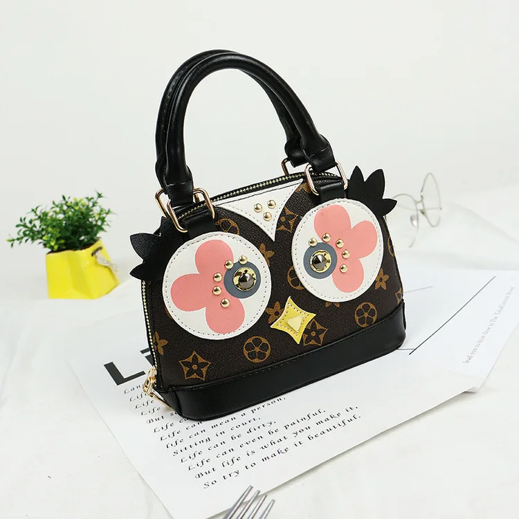 Сумка мессенджер для девочек в стиле Луи мини сумка через плечо с милой совой