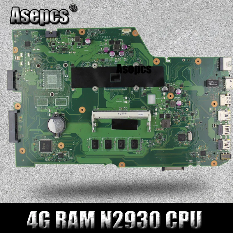 Asepcs X751MA материнская плата для ноутбука ASUS X751M X751 тест оригинальная 4G RAM N2930