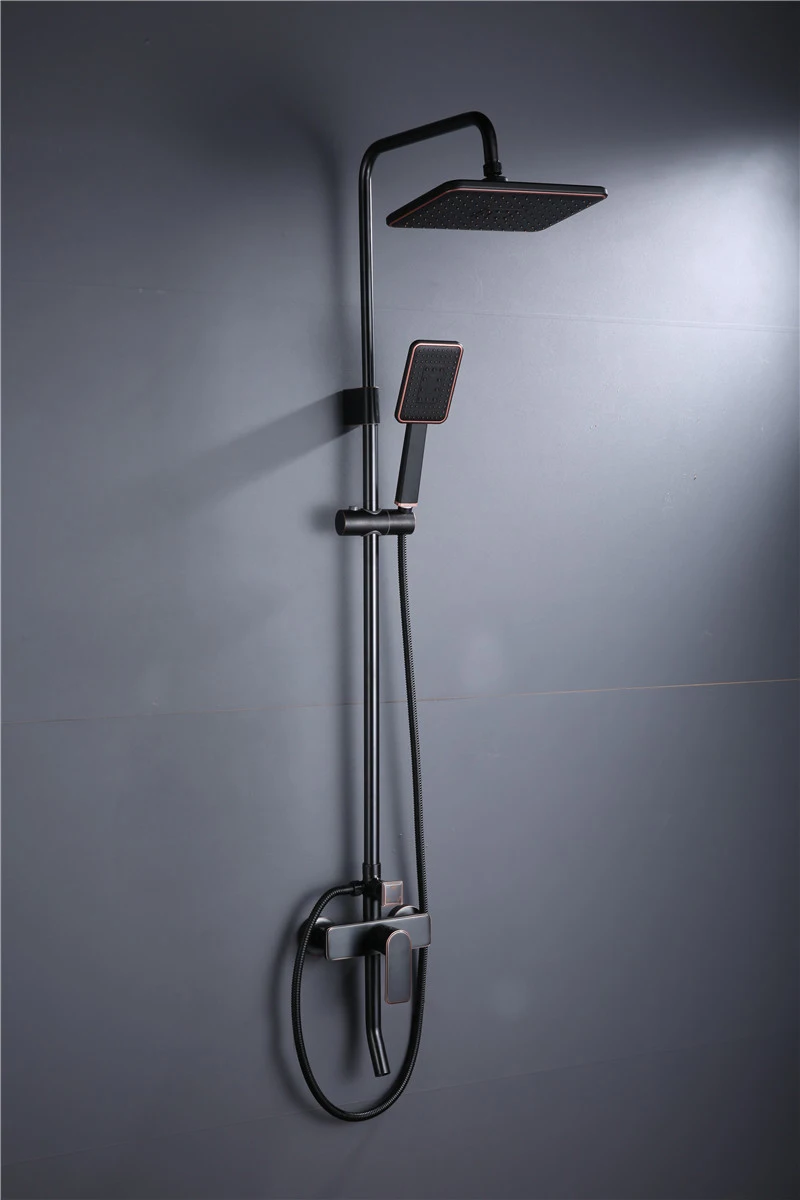 TOOKOC высокое качество черная ванная душевая ручка смеситель для душа кран поворот