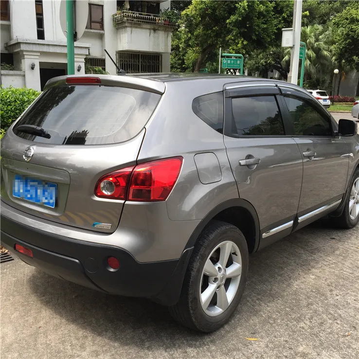

For Qashqai Plastic Window Visor Vent Shades Sun Rain Deflector Guard For Nissan Qashqai Auto Accessories 4PCS/SET 2008-2013