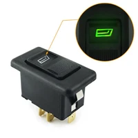universal 5 pin dc12v 24v 20a power electric window switch built in green lighting indicator for universal car model
