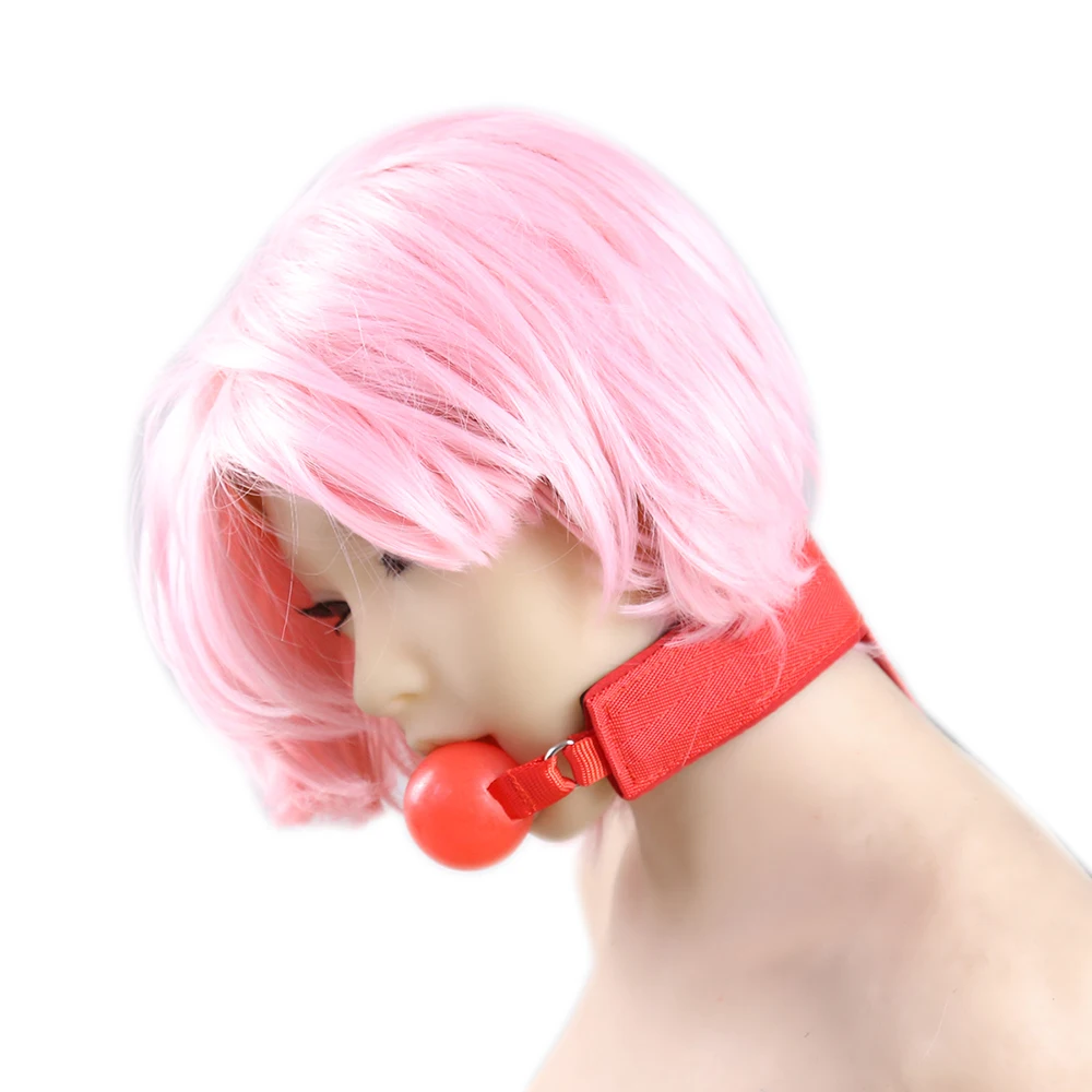 Мягкие прочные Красные Губки анти-задние наручники и рот кляп пара игрушек