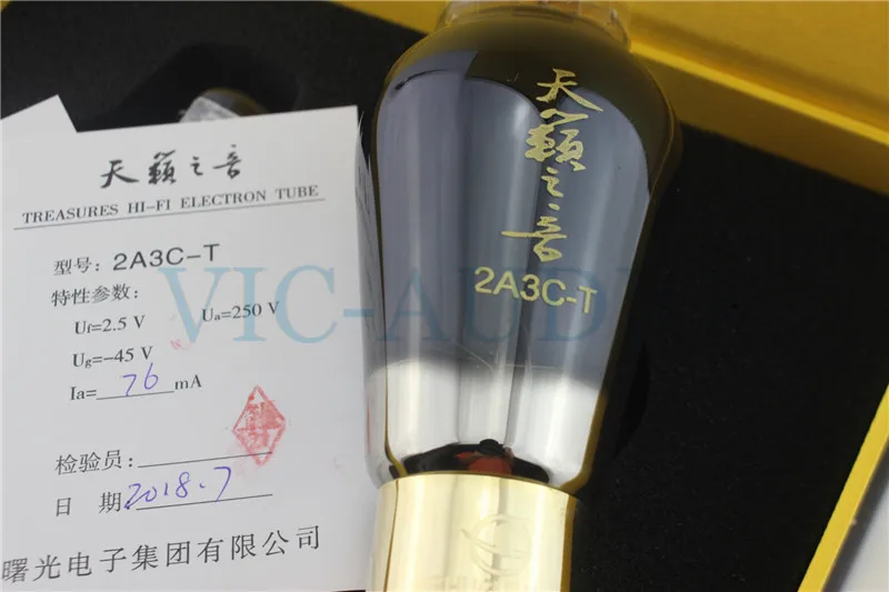 2 шт. Новинка SHUGUANG 2A3C-T пары сокровищ электронная трубка Hi-Fi Замена 2A3C 2A3 вакуумная