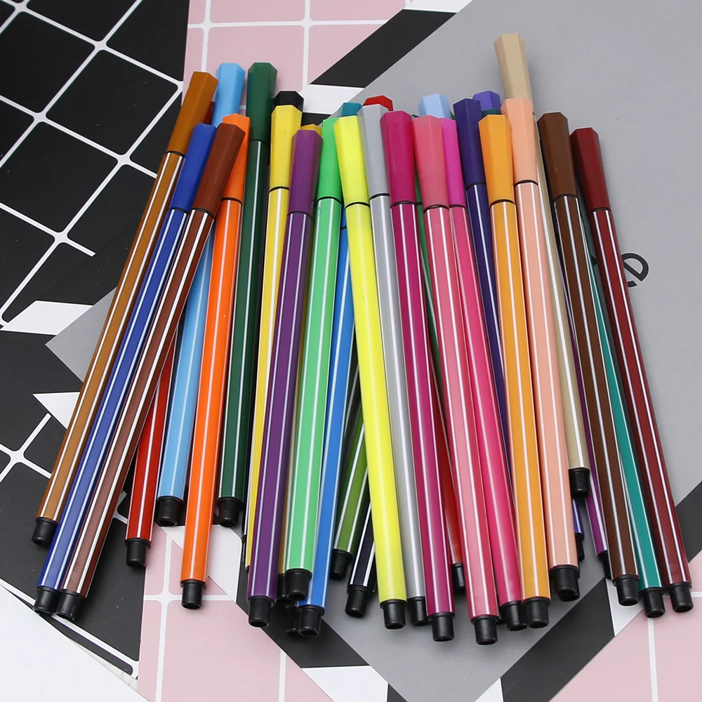 Новый 36 Цвет s моющиеся воды ручка фломастеры для рисования художника набор