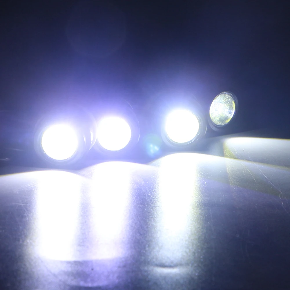 YM E Bright 1 комплект DRL 4*1 5 Вт Автомобильная стробоскопическая вспышка орлиный глаз