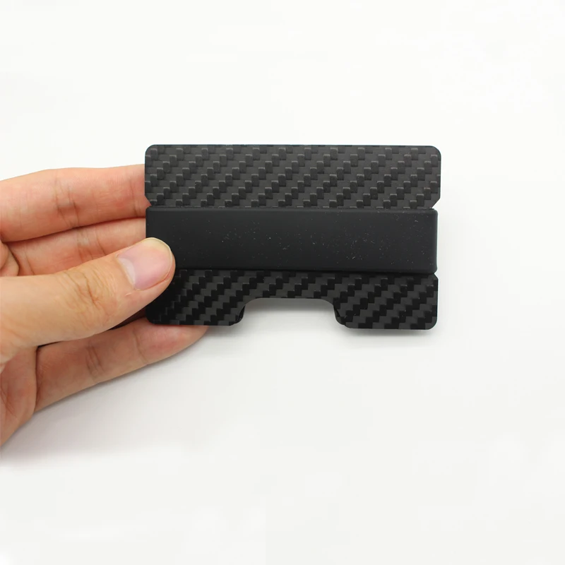 Ультралегкий кошелек из углеродного волокна с защитой от радиочастотной