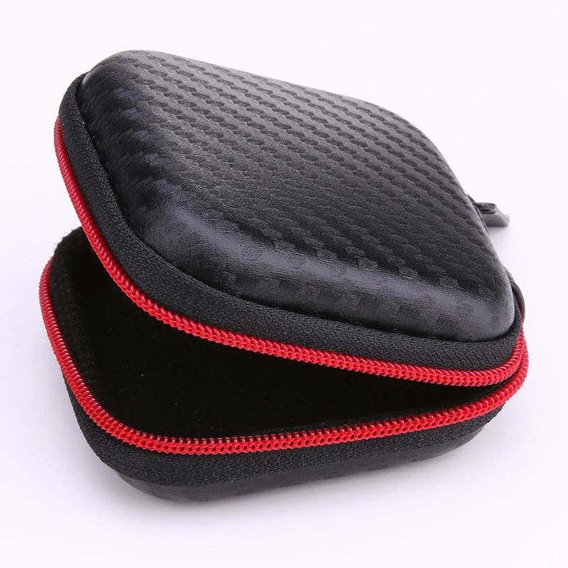 Мини молния Жесткий Чехол для наушников портативный наушник сумка хранения