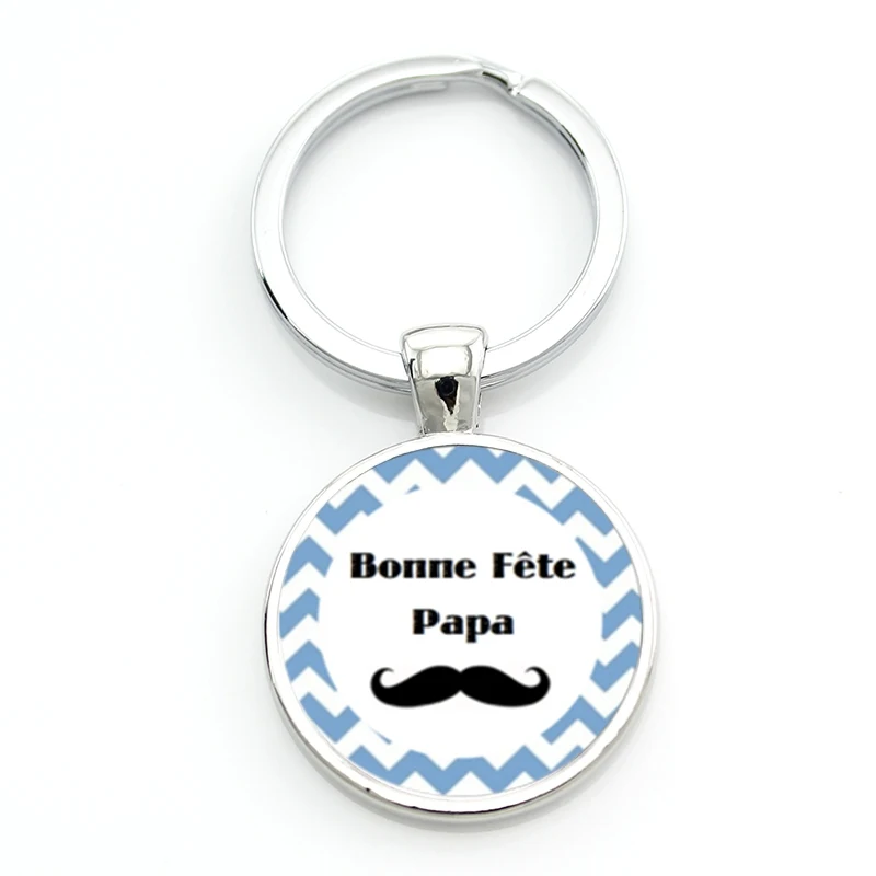TAFREE, новинка, модный брелок je t'aime papa, подарки для отцов, j'ai un super papa, брелок для ключей, держатель для папы, мужские ювелирные изделия CT477 - Цвет: CT492