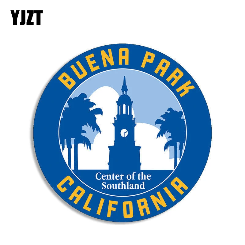 

YJZT 11CM*11CM Car Accessories BUENA PARK CALIFORNIA City Car Sticker Helmet Decal 6-2208