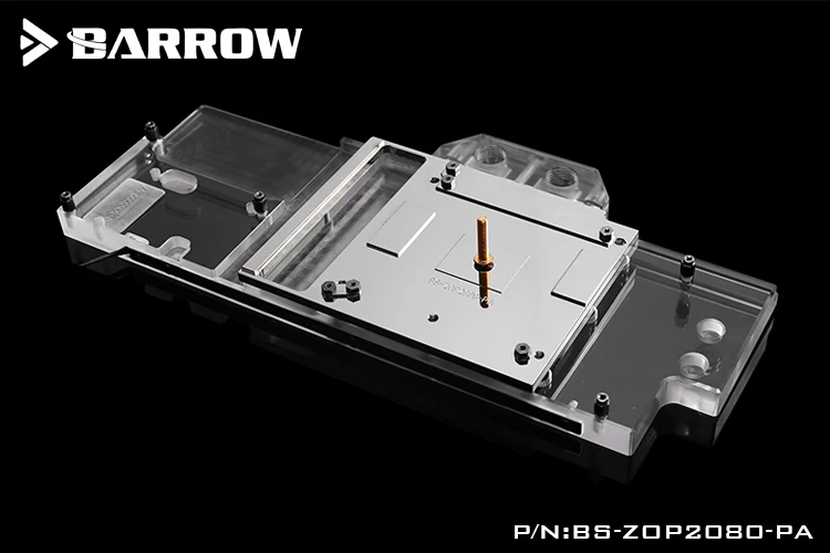 Barrow BS-ZOP2080-PA Full Cover Graphics Card Water Cooling Blocks For Zotac RTX2080 8GD6 Plus/ Plus OC8 | Компьютеры и офис