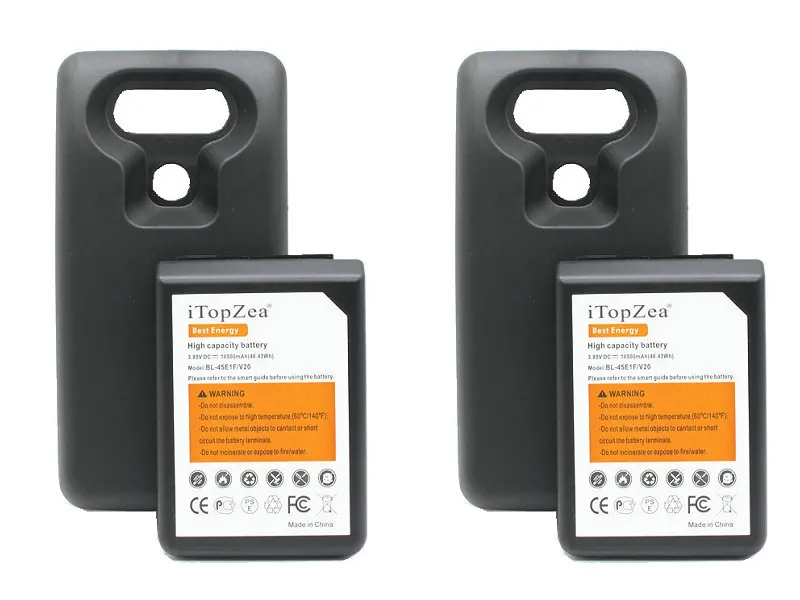 2pcs 1x9700 мА/ч, BL-45B1F на Батарея с ТПУ чехол для LG V10 BAK-110 F600 H901 VS990 H960A H968 LS992 H961N H900 - Цвет: 2pcs
