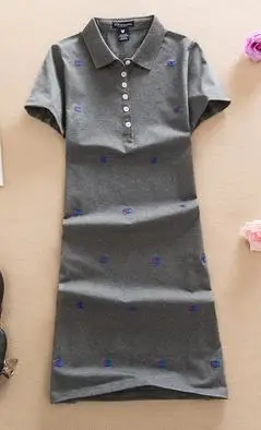 3 Baharcelin 4XL 5XL поло Повседневные платья Festa футболка Femme летняя верхняя одежда женское платье трапециевидной формы с принтом Vestidos большой размер - Цвет: 3