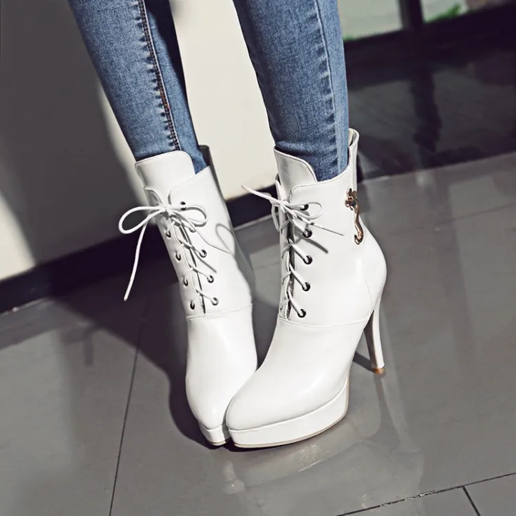 Ботинки Челси с металлической шнуровкой декоративные короткие ботинки челси на