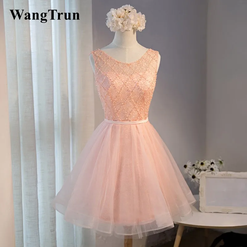 Сексуальные Короткие/Мини платья для возвращения на родину 2019 с жемчугом