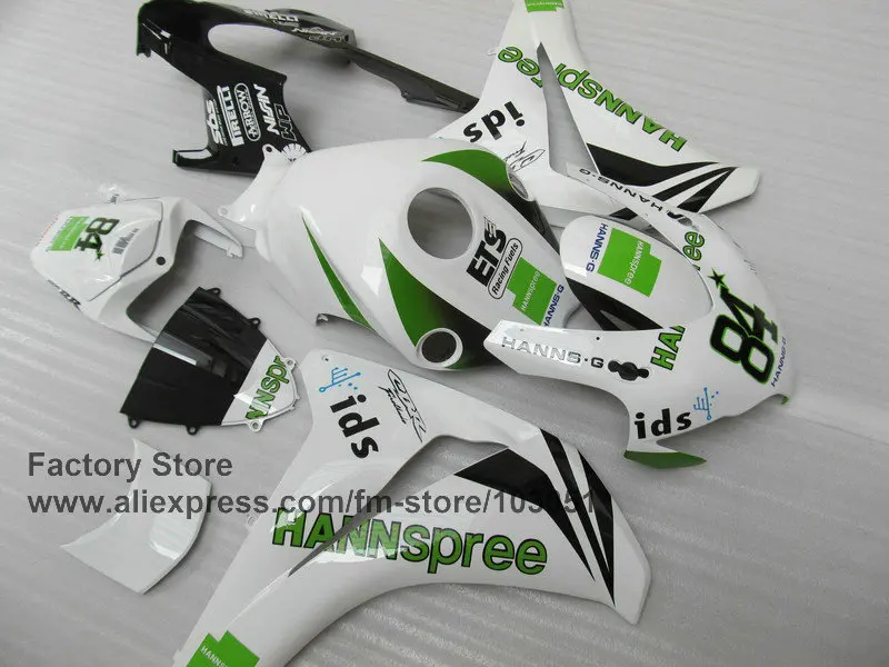 Зеленые детали обтекателя Для HONDA DREAM CBR 1000 RR 2008 2009 2010 2011 литьевая форма HANNSPREE