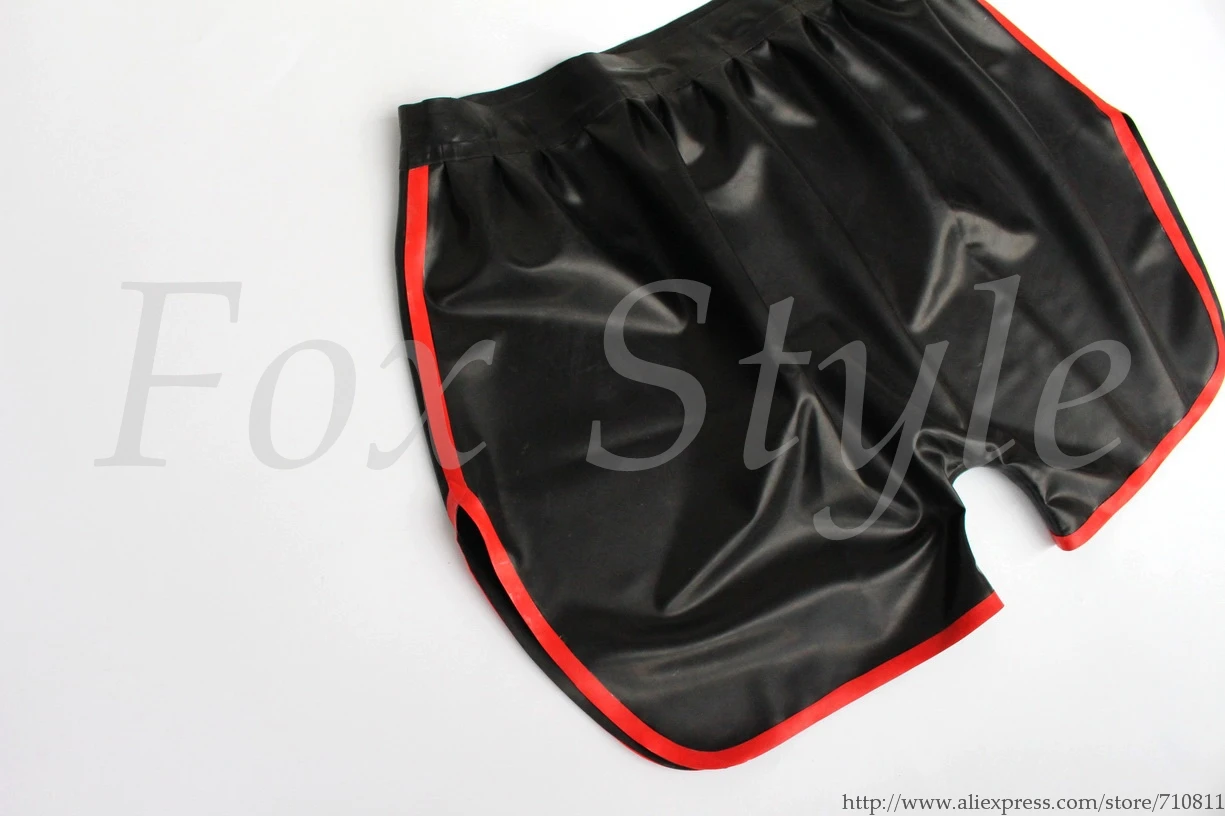 Мужские сексуальные резиновые шорты из латекса| |