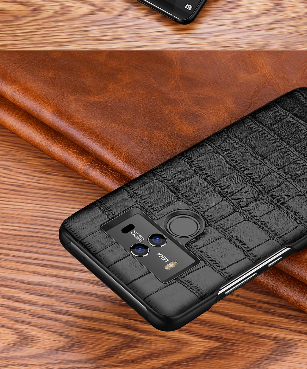 Для P20 Smart Case Роскошные 3D крокодиловой кожи текстуры Вид из окна Подлинная Флип чехол для Huawei mate 10 PRO коврики 20 Lite P20 PRO