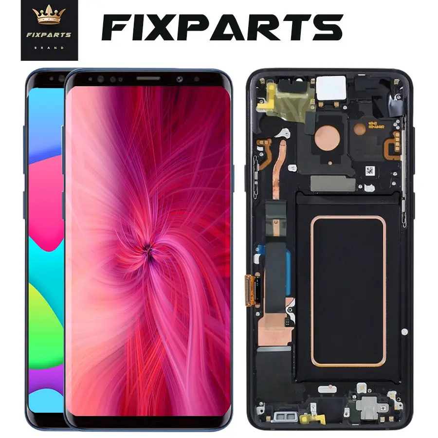 Супер AMOLED для 5 8 &quot Samsung Galaxy S9 LCD Plus + дисплей сенсорный экран дигитайзер сборка 6