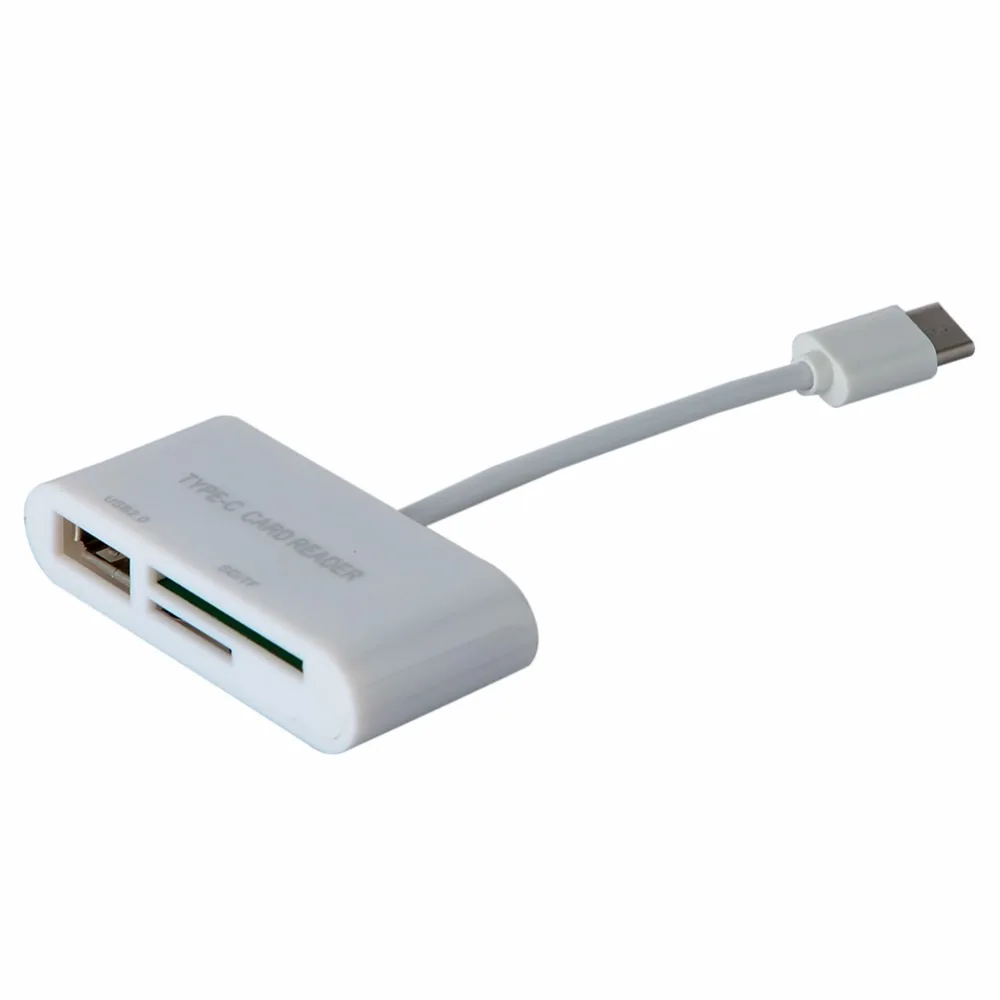 Устройство для чтения USB-карт 3 в 1 кабель Type C SD Micro TF Macbook Pro порт Type-C | Компьютеры и