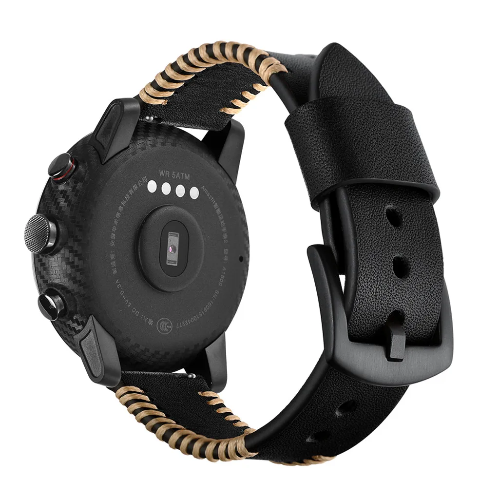 Кожаный ремешок для наручных часов браслет Amazfit Stratos Smart Watch 2/2 S специально