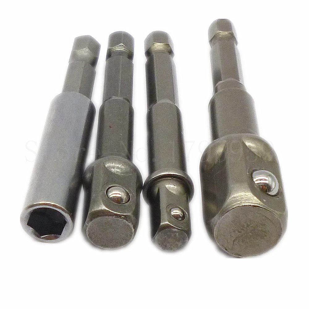 3 шт. набор адаптеров для ударных сверл 1/4 &quotшестигранный хвостовик 1/4&quot 3/8