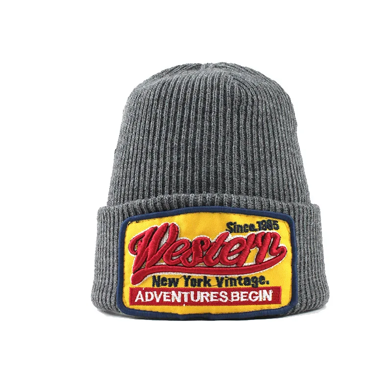 [FLB] зимняя шапка Skullies Beanies, зимние шапки бини для мужчин и женщин, шерстяной шарф, шапки, Балаклава, маска, шапка, вязаная F18039 - Цвет: Gray