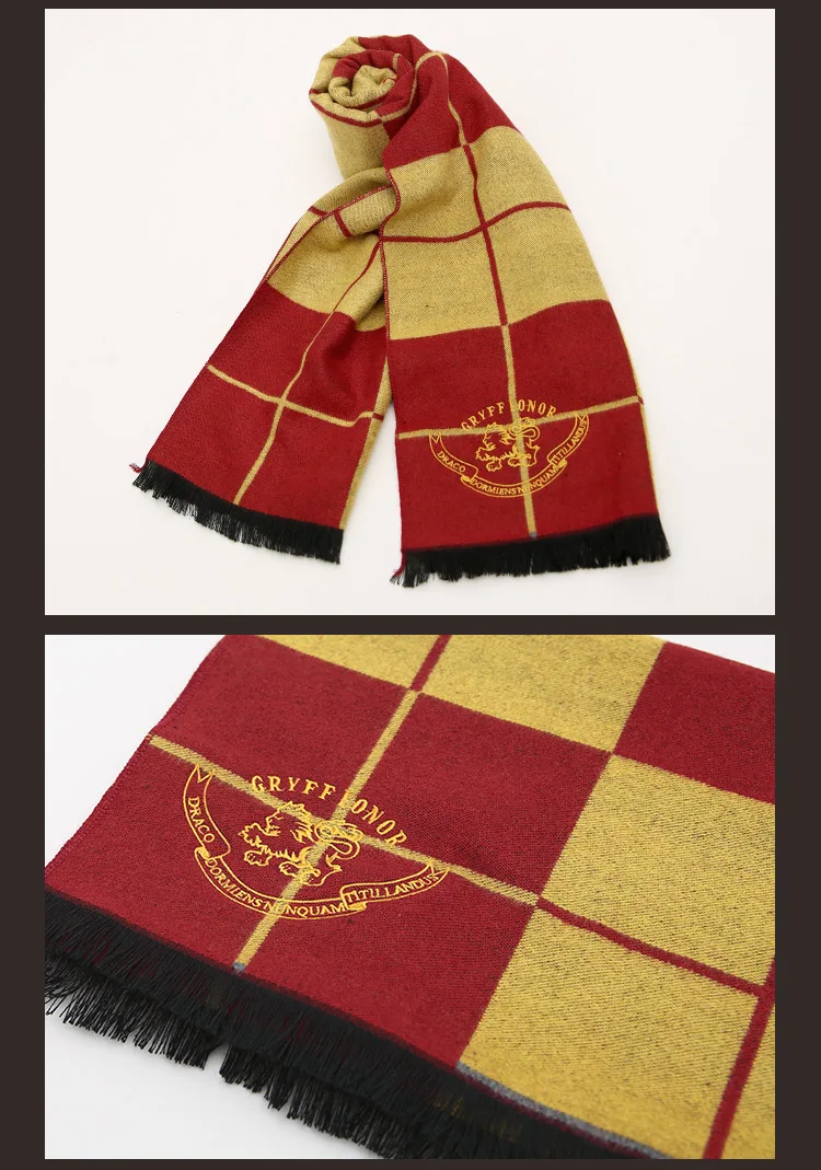 Hufflepuff Ravenclaw Salazar Слизерин Гриффиндор шарф носок для женщин и мужчин