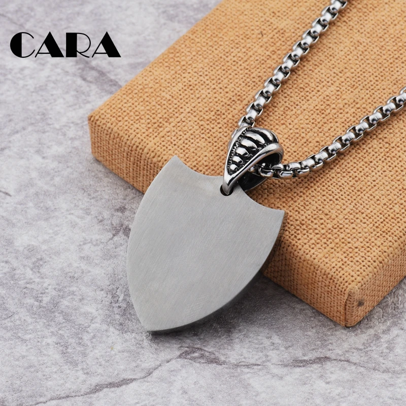 Новое мужское байкерское ожерелье из нержавеющей стали винтажное с подвеской в