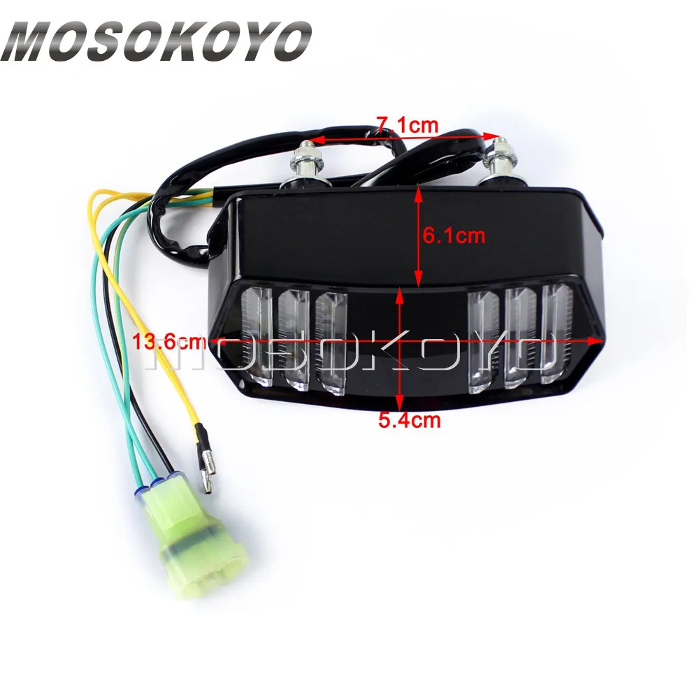 For HONDA Grom MSX 125 Motorcycle Taillight Tail Brake Stop Light Turn Signal for CB650F CBR650F CTX700N 2013-2016 |