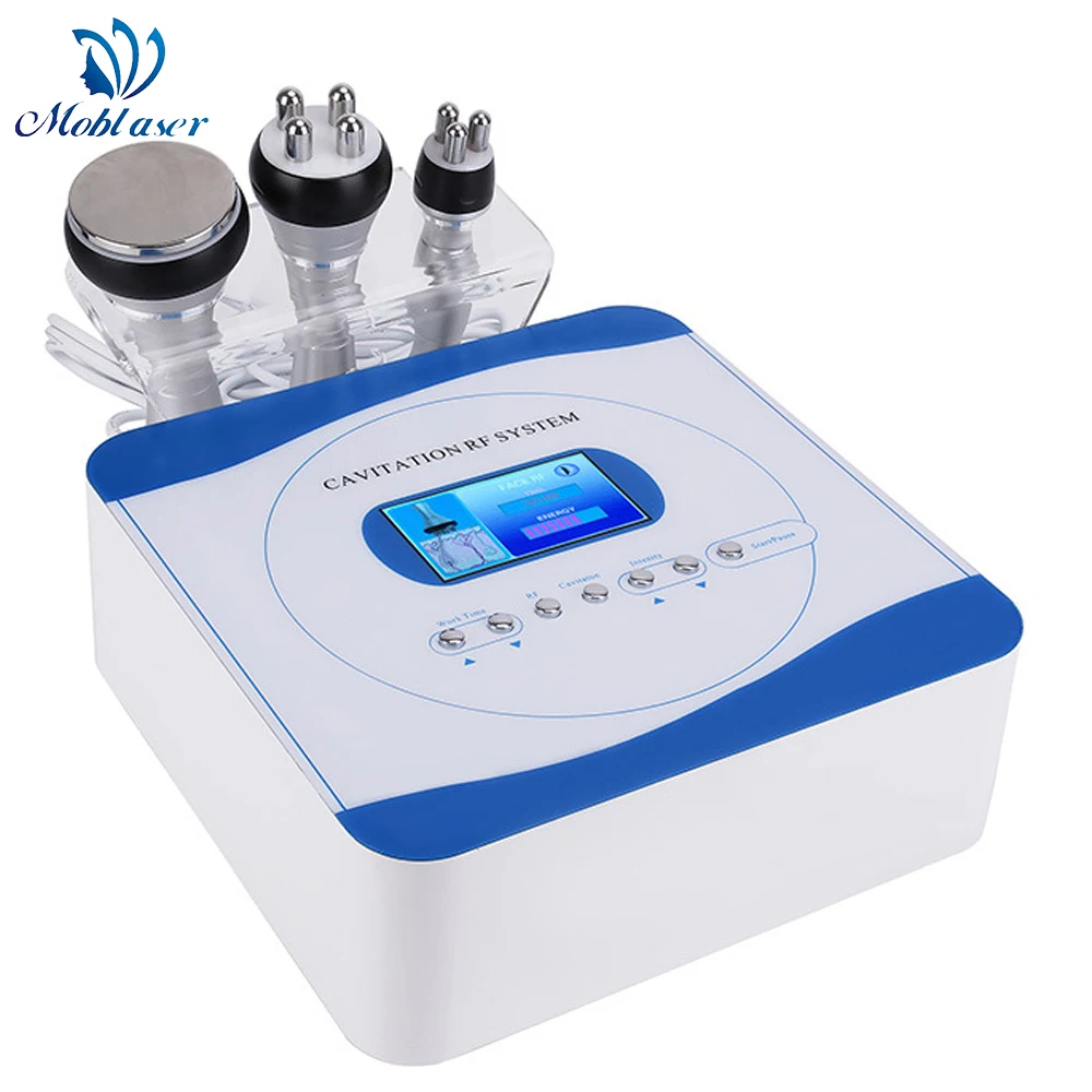 

40k Cavitation Ultrasonic 3 in 1 Weight Loss Beauty Machine RF Body Slimming Salon Negative Pressure Shaping Skin Rejuvenation