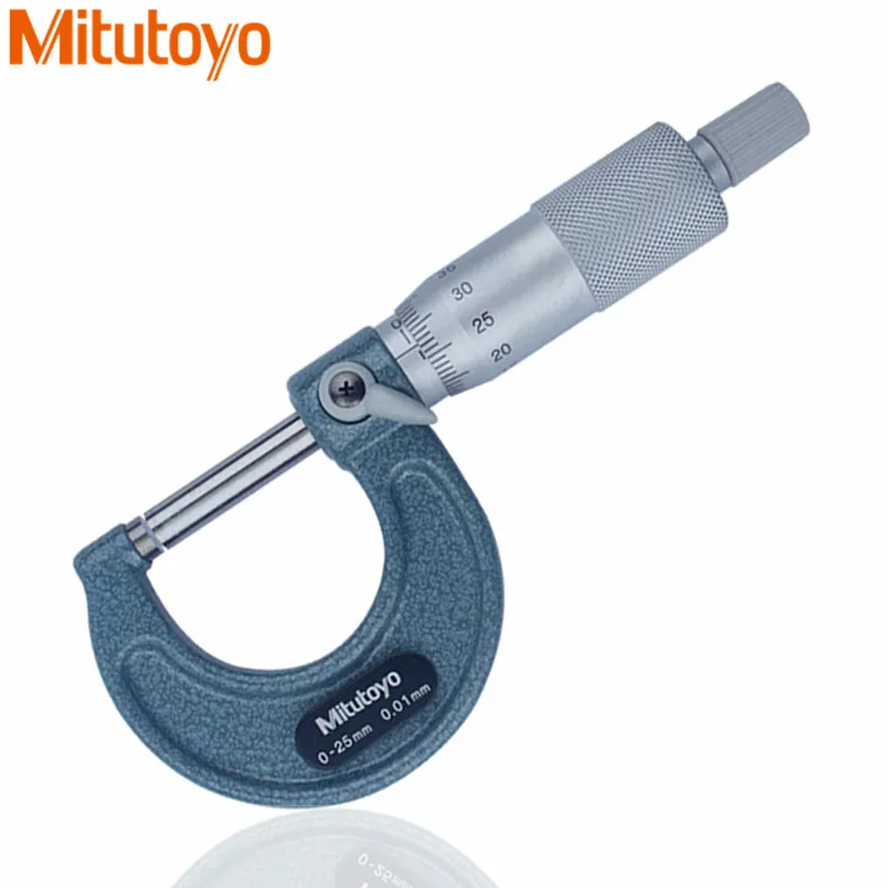 

Mitutoyo 103-137/138/139/140 Outside Micrometer 0-25-50-75-100mm/0.01 Measure Calipers 103-129/130 0-25-50mm/0.001mm Micrometro