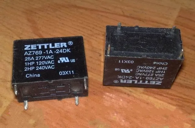 

Реле AZ769-1A-24DK заменяет 102F-P 24VDC
