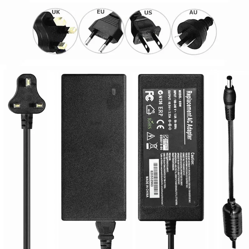 65 W адаптер переменного тока Зарядное устройство Мощность для hp Elitebook 725 G3 745 840 850
